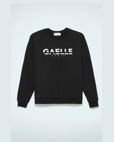 Gaelle Paris Felpa Donna GBDP18950 paricollo manica lunga con logo stampato