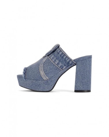 Jeffrey Campbell Sandalo Donna MAGDA-JN Blue Denim