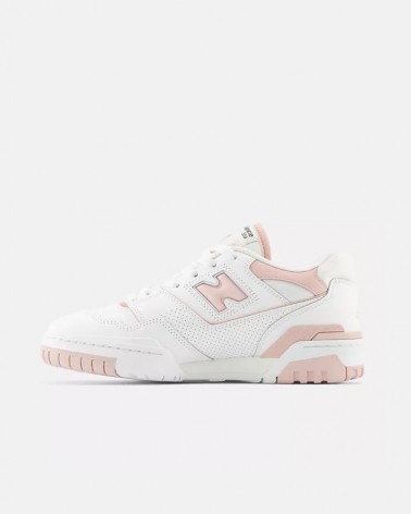 New Balance Sneaker Donna BBW550BP Lifestyle MTZ Leather/Textile/Other White