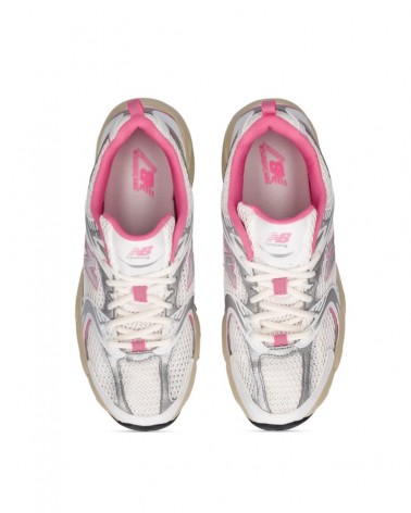 New Balance Sneaker Donna MR530ED Lifestyle Synthetic/Mesh White/Pink