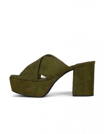 Jeffrey Campbell Sandalo Donna COERCE Olive Suede