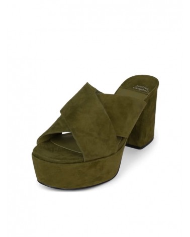 Jeffrey Campbell Sandalo Donna COERCE Olive Suede