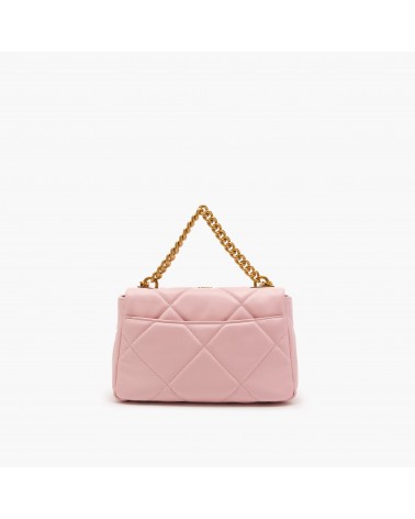 La Carrie Bag Stitch&Spun Logos med. Handbag Leather Pink