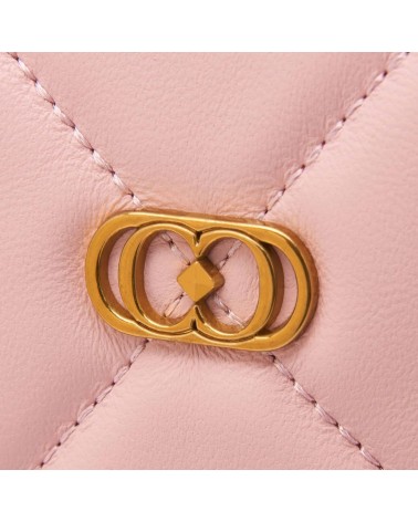 La Carrie Bag Stitch&Spun Logos med. Handbag Leather Pink