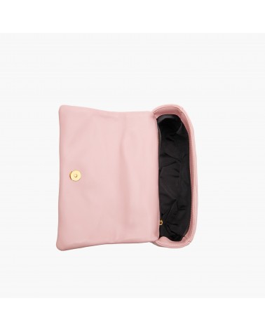 La Carrie Bag Stitch&Spun Logos med. Handbag Leather Pink
