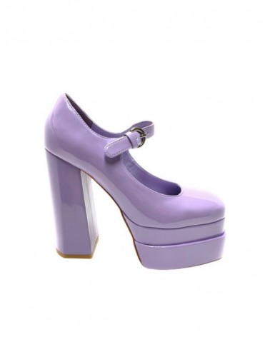 Jeffrey Campbell Mary-Jane Chillin Patent PU Bright Lilac