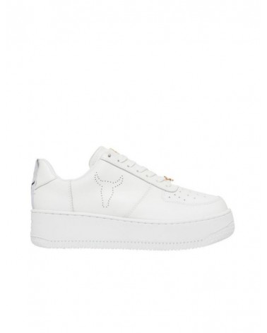 Windsor Smith Racerr Leather Scarpe Sneaker Donna White