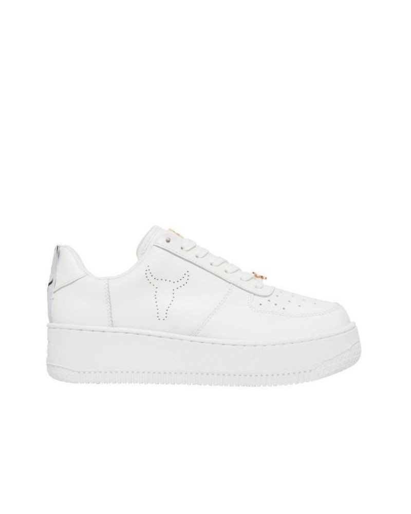 Windsor Smith Racerr Leather Scarpe Sneaker Donna White