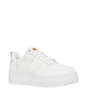 Windsor Smith Racerr Leather Scarpe Sneaker Donna White