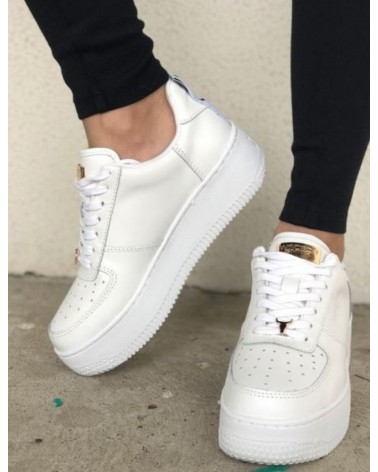 Windsor Smith Racerr Leather Scarpe Sneaker Donna White