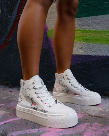 Windsor Smith Reckless Scarpe Sneaker Donna White
