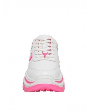 Windsor Smith Chaos Scarpe Sneaker Donna White/Neon Pink