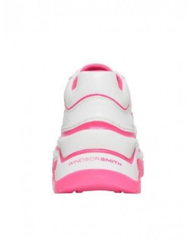 Windsor Smith Chaos Scarpe Sneaker Donna White/Neon Pink