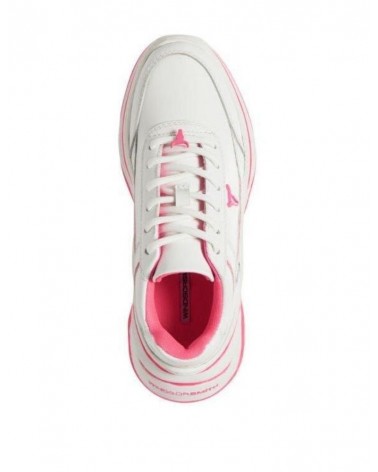 Windsor Smith Chaos Scarpe Sneaker Donna White/Neon Pink