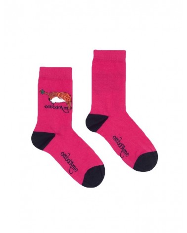 Ottod'Ame SCKDY4056 Calzini Donna Fuxia