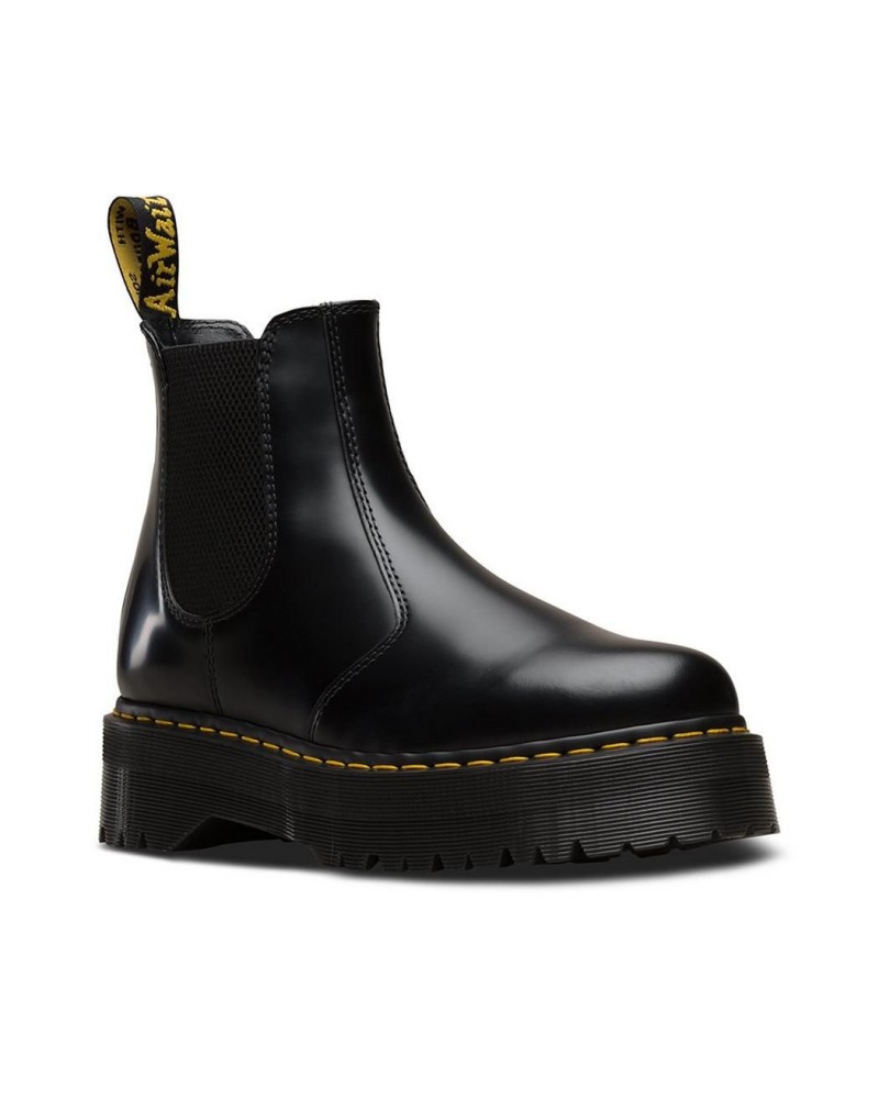 Dr. Martens Anfibio Chelsea Donna 2976 24687001 Quad Black Polished Smooth