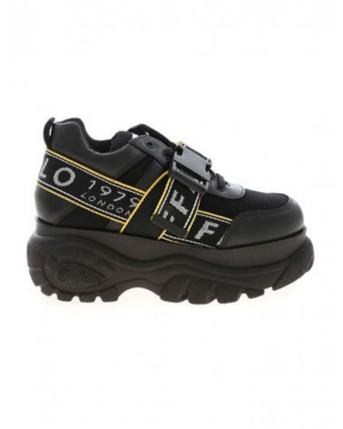 Buffalo London Galip Scarpa Donna Black Leather