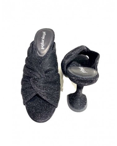 Jeffrey Campbell Exist Sabot Donna Black Fabric