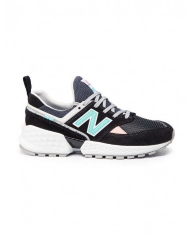 New Balance 574 Sport Scarpe Sneaker Uomo Black/aqua