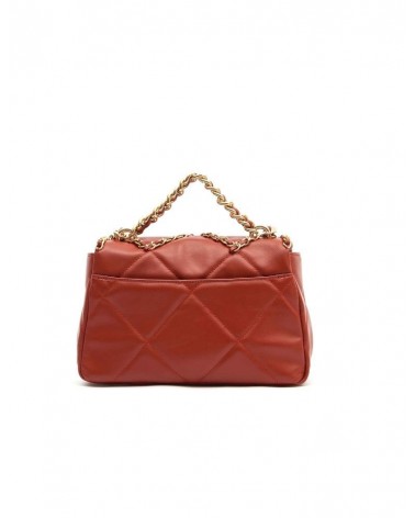 La Carrie Bag 112P-BA-910-LEA Chain Stephy Med. Hand Bag Leather Rust