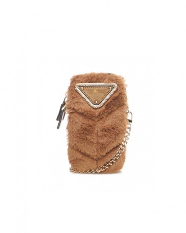 La Carrie Bag Fur Mobile Bag Synthetic Camel