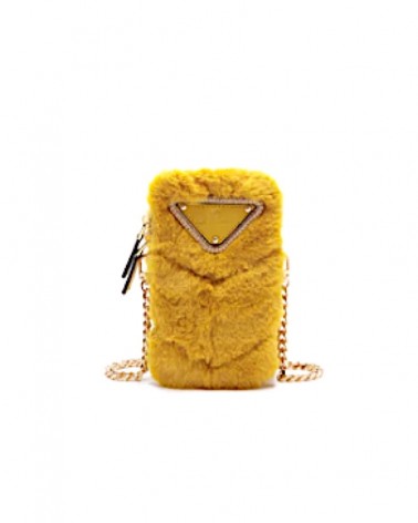 La Carrie Bag Fur Mobile Bag Synthetic Yellow