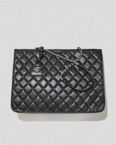 Gaelle Paris Regular Shopper GBADP3635 in ecopelle con anello e tirazip Nero