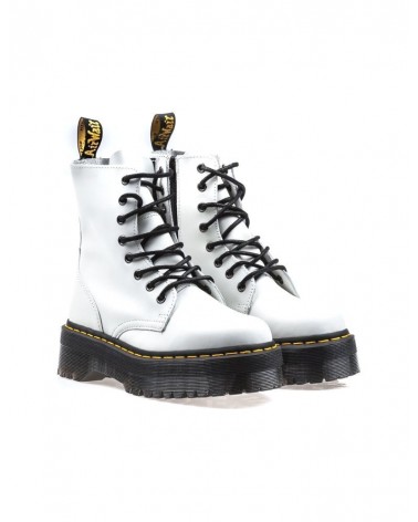 Dr. Martens Jadon Smooth Anfibio Donna 15265100 White Polished Smooth