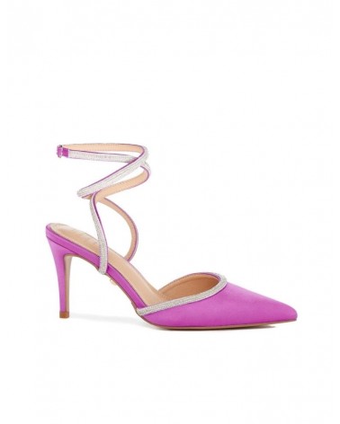 Twenty Fourhaitch Stilosa Mule Zahra con microcristalli Rosa