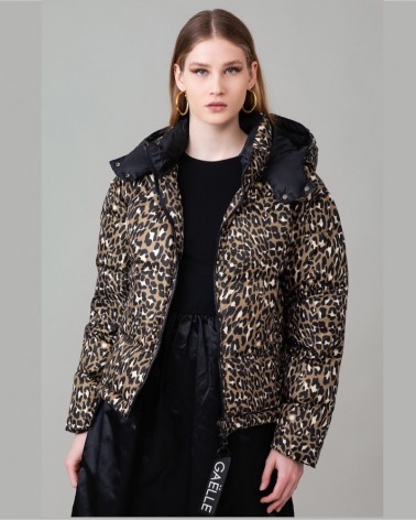 Gaelle Paris Piumino corto Donna GBDP13012 con cappuccio Camouflage