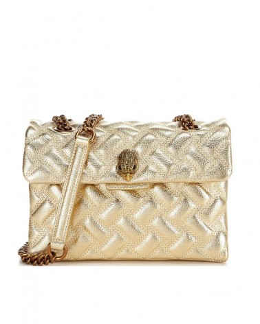 Kurt Geiger XXL Kensington Drench Leather Gold