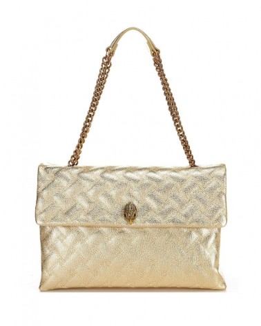 Kurt Geiger XXL Kensington Drench Leather Gold