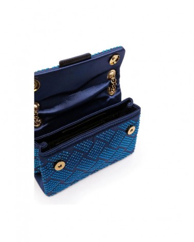 Kurt Geiger Fabric Mini Kensington Blue Dark