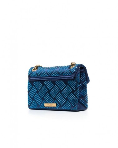 Kurt Geiger Fabric Mini Kensington Blue Dark