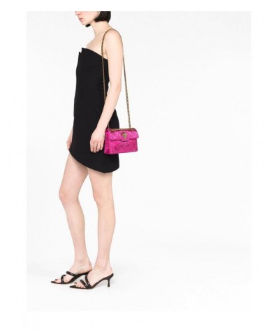 Kurt Geiger Fabric Mini Kensington Fuchsia