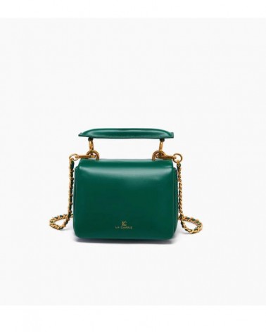 La Carrie Bag 131M-TT-625-SYN Mailbox Mini Shoulder Bag Synthetic Green