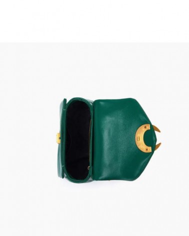 La Carrie Bag 131M-TT-625-SYN Mailbox Mini Shoulder Bag Synthetic Green