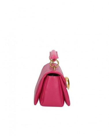 La Carrie Bag 131M-TT-625-SYN Mailbox Mini Shoulder Bag Synthetic Cherry