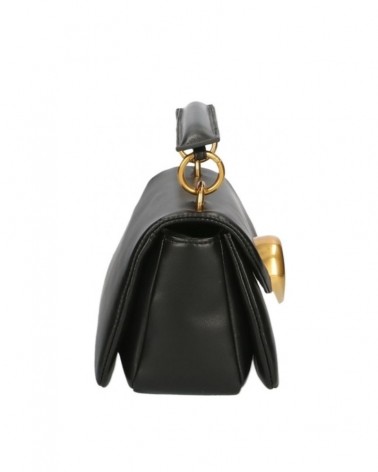 La Carrie Bag 131M-TB-620-SYN Mailbox Shoulder Bag Synthetic Black