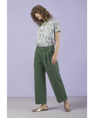 Ottod'Ame Pantalone Donna DP9202 Foglia