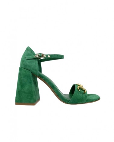 Jeffrey Campbell Sandalo Donna POP-STAR-B Mint Gold Suede