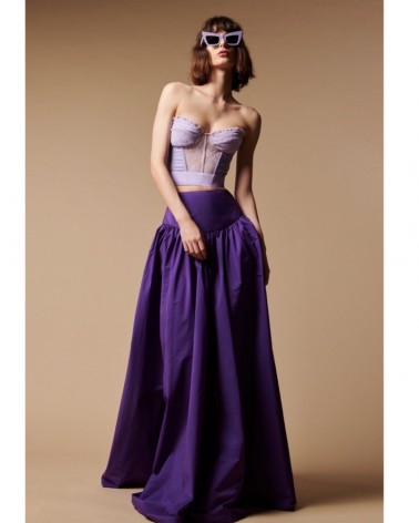 Aniye By Gonna 185711 Long Skirt Dina Purple