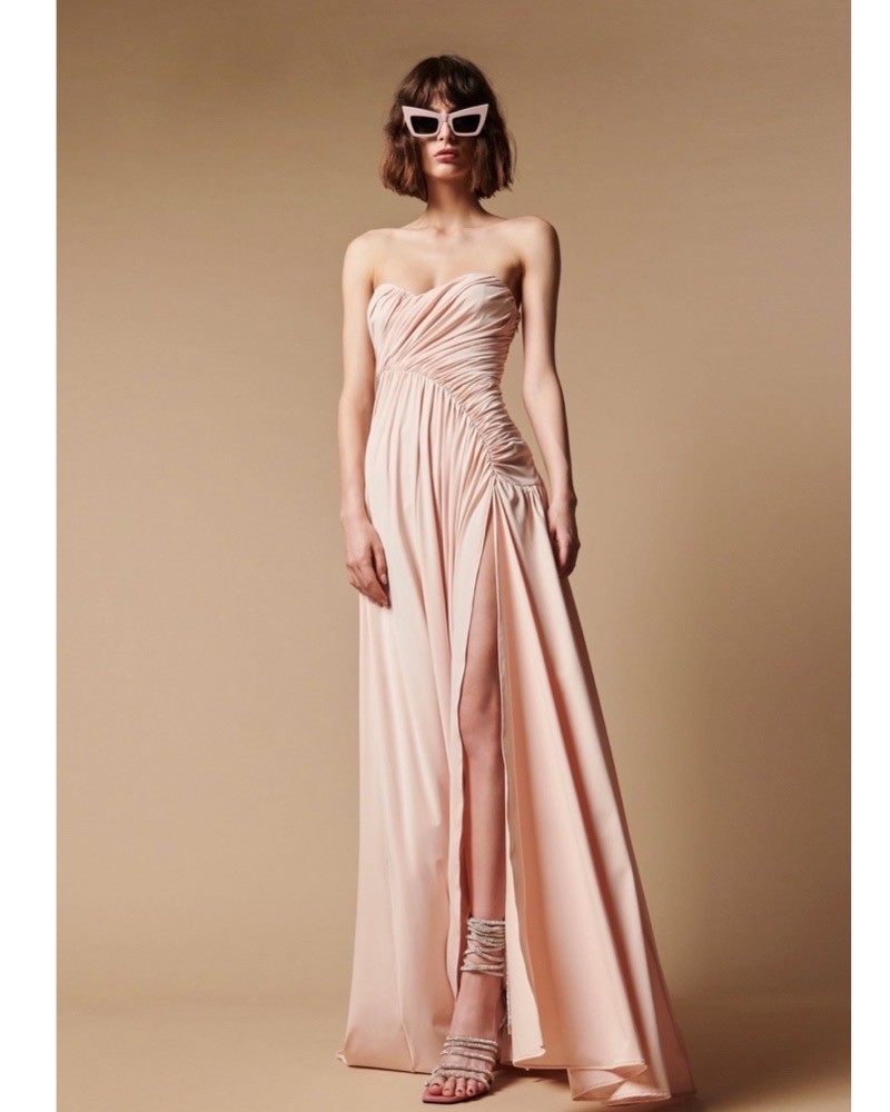 Aniye By Abito Donna 185827 Amy Long Dress Skin