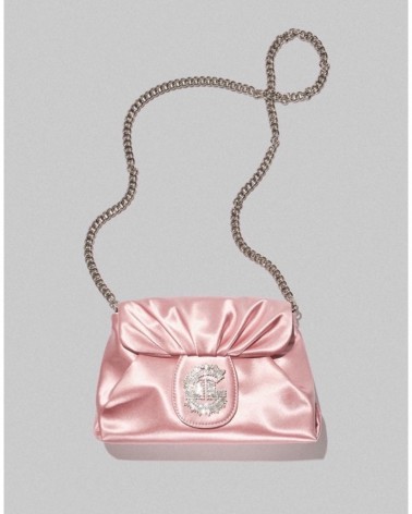 Gaelle Paris Mini Pochette Donna GBADM4502 con monogramma crystal Rosa cipria