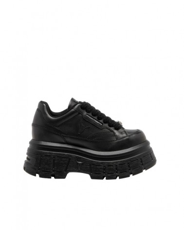 Windsor Smith Sneaker Donna Swerve Black Brave